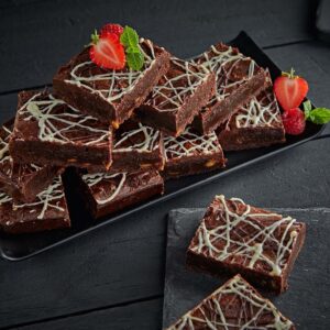 GF Belgian Chocolate Brownie Traybake