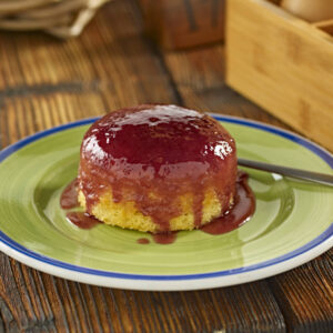 Strawberry Jam Sponge Pudding