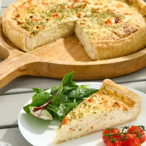 Tomato & Basil Quiche